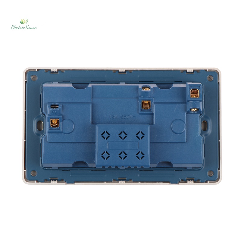 Ổ Cắm Điện Gắn Tường 5 Lỗ 2.1a Hai Cổng usb Tiện Dụng