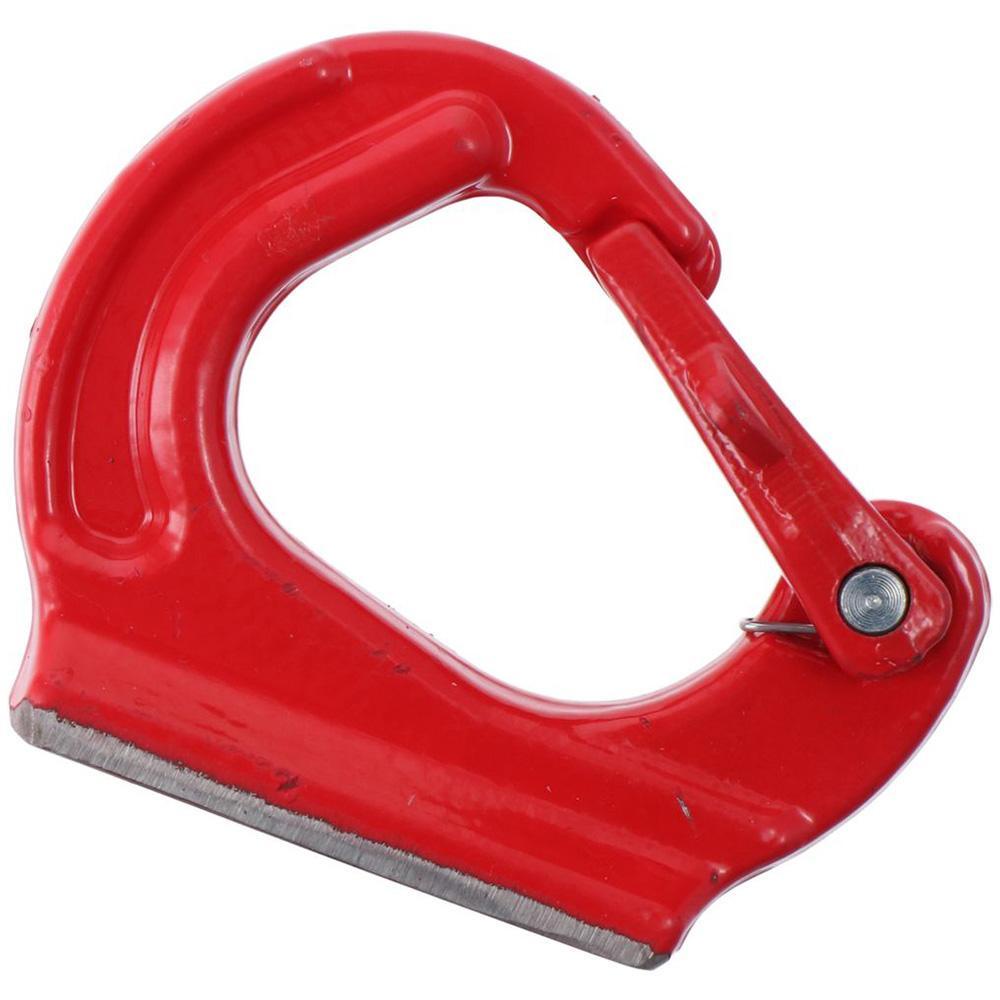 Móc neo hàn CHEESELY G80, Móc nâng hạng nặng bằng thép hợp kim công suất 4400lbs, phổ biến với chốt rèn Móc hàn màu đỏ 2T có lớp phủ Máy kéo cần cẩu