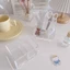 CATIYAHA Giá Để Đồ, Văn Phòng Phẩm Ba Lưới Đựng Bút Acrylic, Vuông Trong Suốt Dung Tích Lớn Kệ Trang Điểm Trường Học