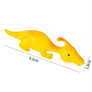 Risedot 5 Đồ chơi khủng long phóng ra, Động vật hoạt hình không biến dạng Đồ chơi ngón tay khủng long, Máy xúc tác ngón tay khủng long