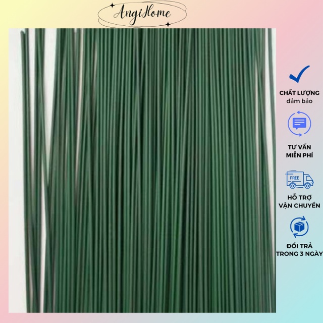 Cành kẽm 2mm, set 20 cành, làm hoa handmade nhiều cỡ ANGIHOME