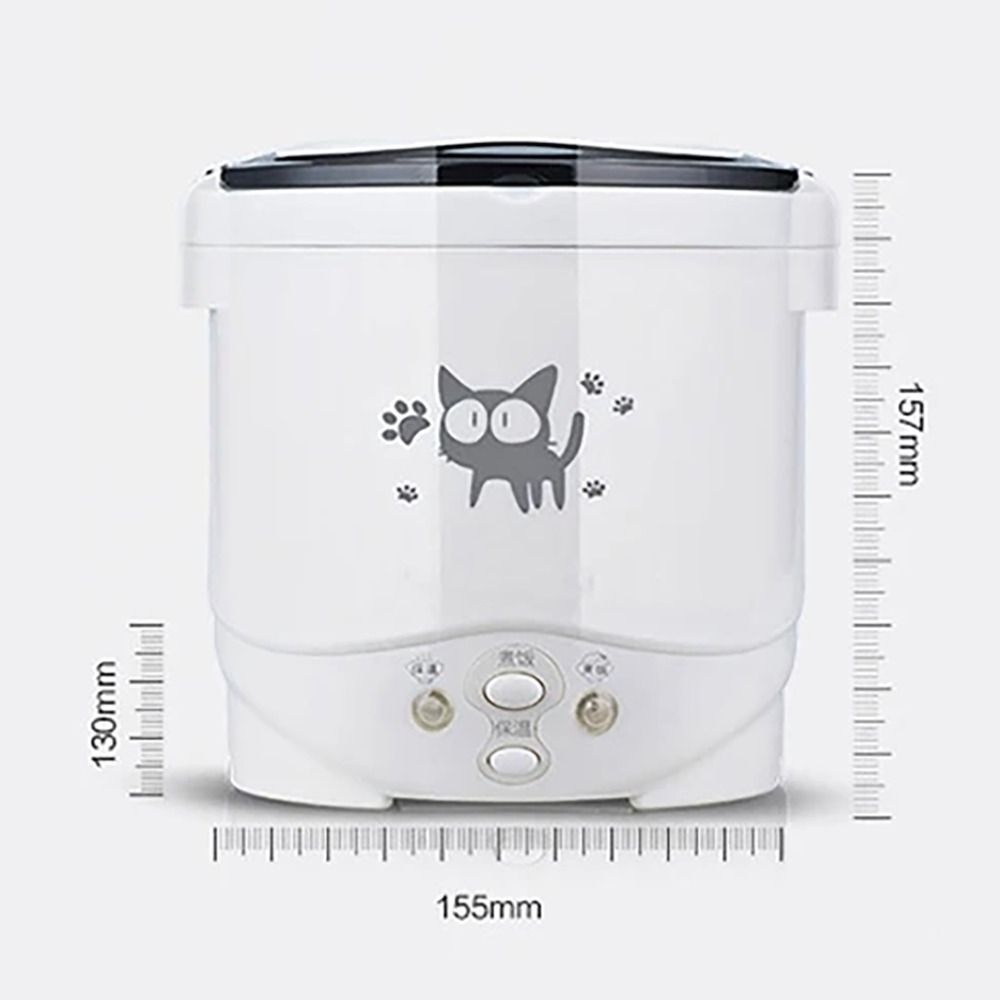 YMIFI MultiCooker, Dành Cho Xe Tải Nhà Nồi Cơm Điện 12V 24V 220V, Nồi Canh Mini Cháo Máy Nấu Ăn Chảo Nồi Cơm Điện Hộ Gia Đình