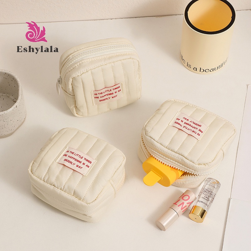 Túi Đựng Mỹ Phẩm Nữ Nhỏ Để Trang Điểm Đóng Gói Khối Du Lịch Tổ Chức Essentials Cáp Sạc Túi Bảo Quản Túi Vệ Sinh Nữ [MỚI]