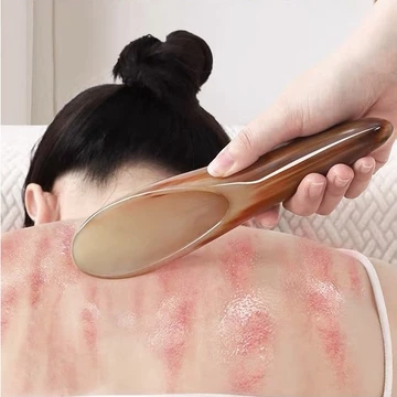 Dụng Cụ Cạo Gió, Day Ấn Huyệt Sừng Trâu, Sừng Trâu Tự Nhiên Massage, Dụng Cụ Diện Chẩn Chuyên Dụng Dành Cho Dưỡng Sinh