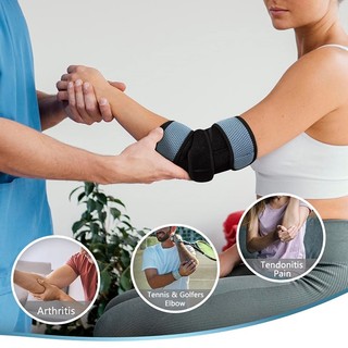 1 Đai Nẹp Khuỷu Tay Có Thể Điều Chỉnh Với 2 Nẹp Kim Loại Sự Bảo Vệ