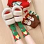 Tất Giáng Sinh Nữ Thu Đông Dễ Thương Giữa Ống Tất Đỏ Năm Mới cotton Tất Cây Giáng Sinh Ông Già Noel