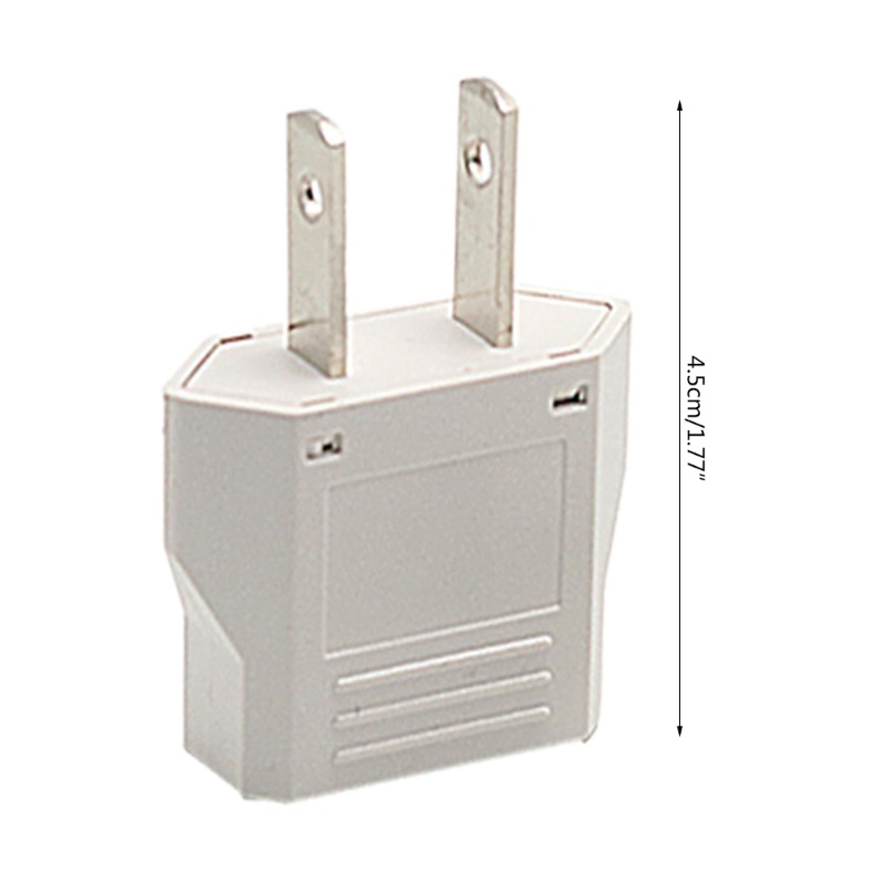 Fol Di Động Du Lịch Cắm Adapter US Sang EU Cắm Adapter Tiêu Chuẩn Mỹ Sang Châu Âu