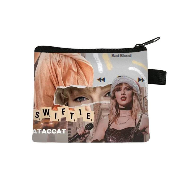 YT2 Ví đựng tiền xu Taylor Swift Túi thay đổi Túi xách nữ thời trang túi đựng thẻ polyester TY2
