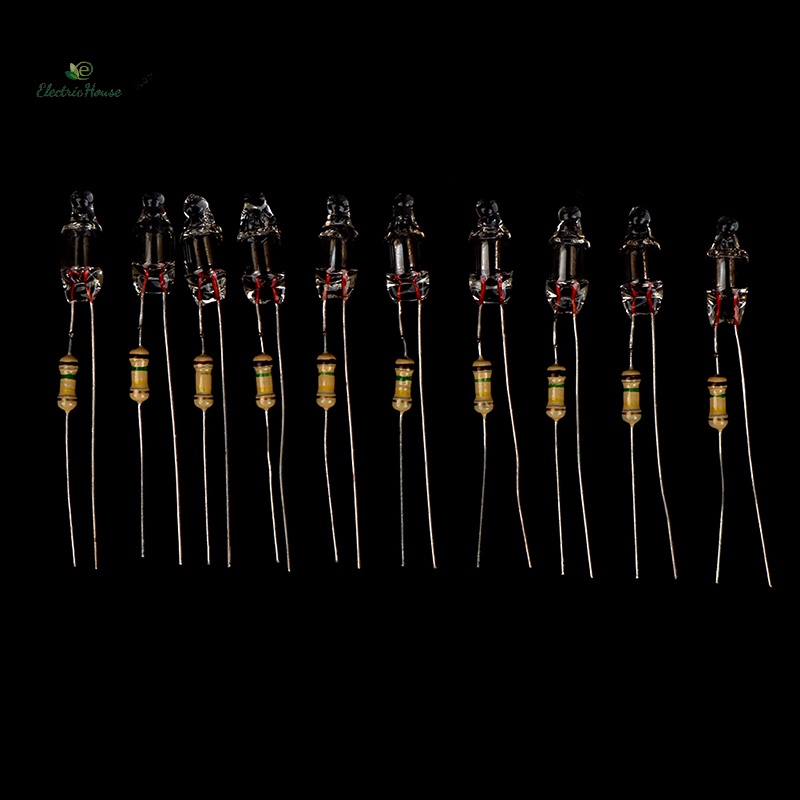 Set 10 Bóng Đèn neon 4 * 10mm 5 * 13mm Đa Dụng Chất Lượng Cao