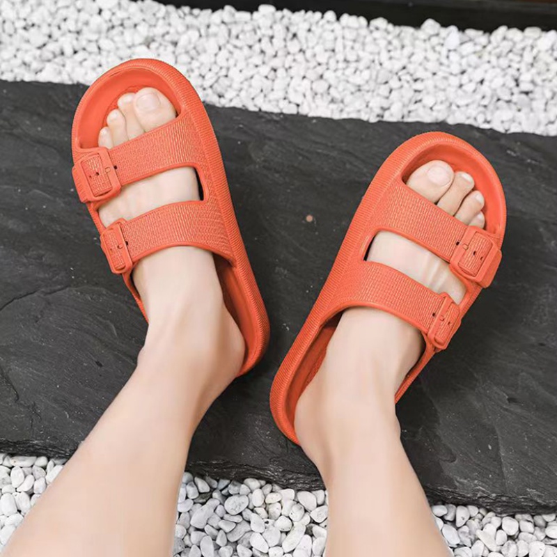 Mềm Dép Xỏ Ngón Đi Trong Nhà Đế Dày Thoải Mái Chống Trượt Có Khóa Điều Chỉnh Được Cho Nam