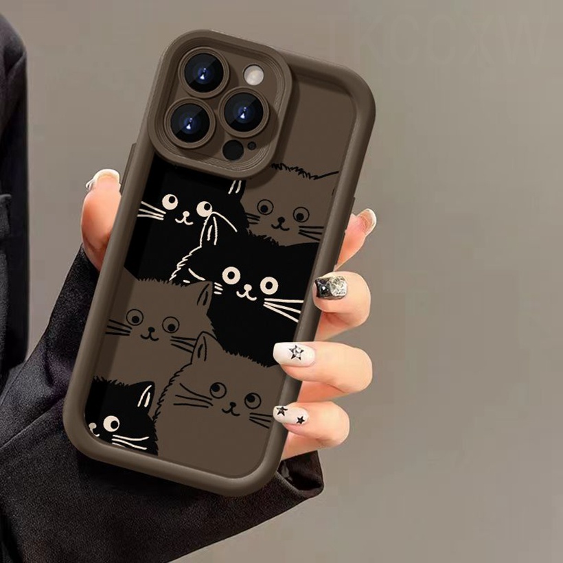 Ốp Điện Thoại Chống Rơi Họa Tiết Mèo Hoạt Hình Dễ Thương Cho redmi k60 k50 ultra k60 k50 k40 k30 pro k60e k40s