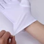 ORDOBOX Găng tay bông trang trọng, Găng tay bông trắng mềm mỏng, Găng tay đen trắng nghi thức Đồng phục bồi bàn cảnh sát Găng tay lái xe
