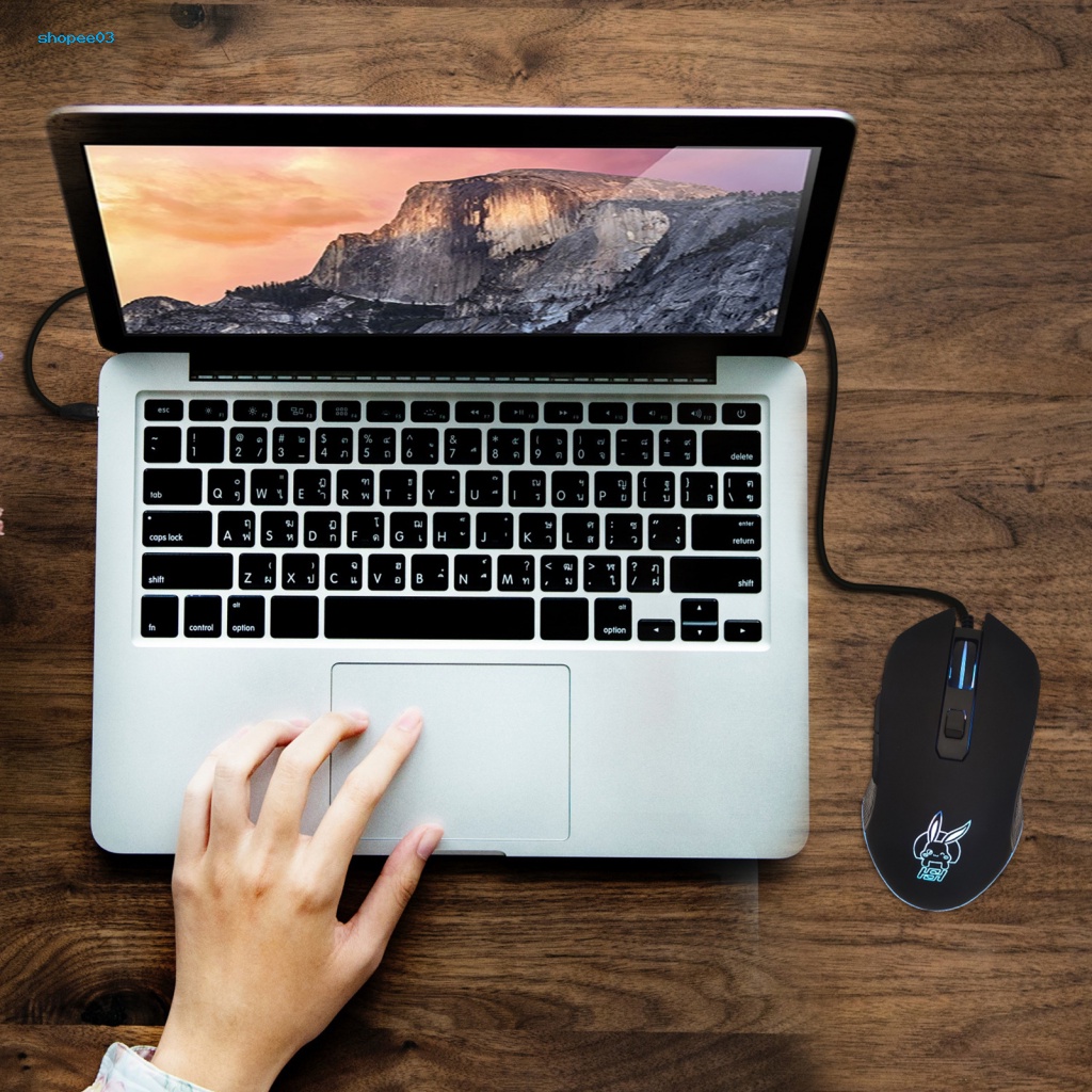 Chuột Máy Tính Có Dây Loại C 3200DPI Cho MacBook Pro