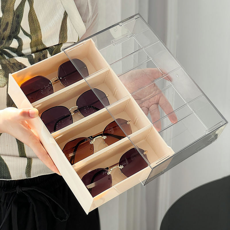 Hộp đựng kính chống bụi Hộp đựng kính nhiều lưới Ngăn kéo nhiều lớp Hộp đựng kính áp tròng mỹ phẩm Hộp đựng kính áp tròng nhiều cặp Hộp đựng kính Hộp đựng đồ để bàn Hộp đựng đồ trang sức Hộp đựng mỹ phẩm