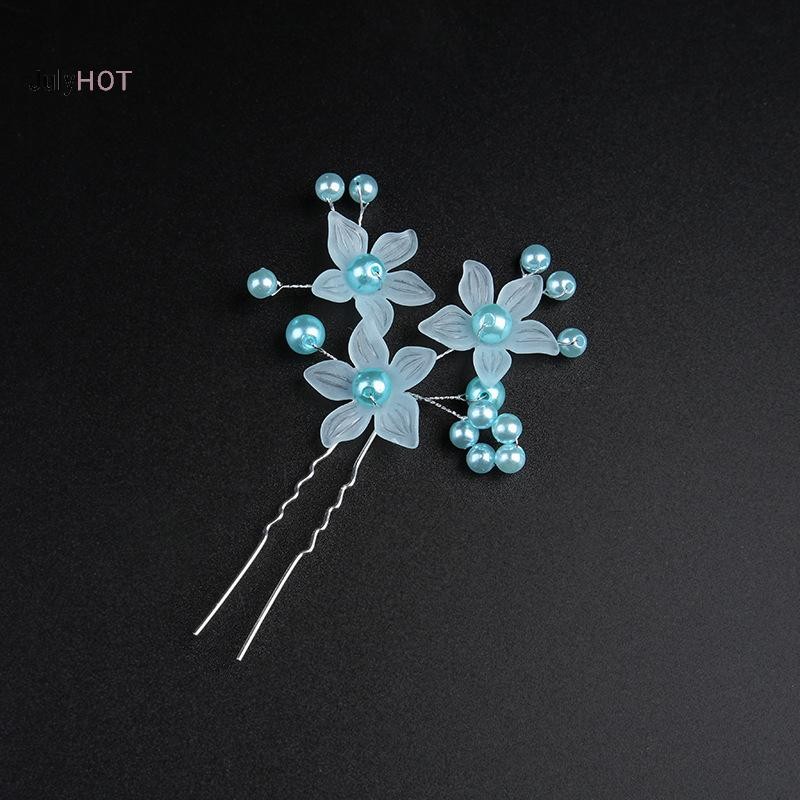 Julyhot Ngọc Trai Hoa Tiara, Trang Trí Tóc Mờ, Trang Sức Cưới Cô Dâu Handmade, Kẹp Tóc Ngọc Trai Massivedeals