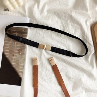 Julyhot Dây Thắt Lưng Da Cho Nữ Đầm Áo Sơ Mi Thắt Lưng Phụ Kiện Trang Trí Thắt Lưng Co Giãn Khóa Vàng Thời Trang Phù Hợp Với Dây Mỏng Massivedeals