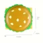 Túi Đựng Thẻ ID AWNGD, Túi Đựng Tiền Di Động Hình Burger Dễ Thương, Da PU Đa Năng Tiền Xu Ví Nam Nữ