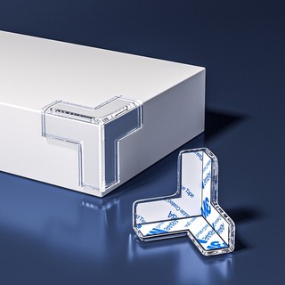 Combo 4 Miếng Silicon Bọc Cạnh Bàn - Bịt Che Góc Nhọn Trong Suốt- Tránh Va Đập Cho Bé - SUNND