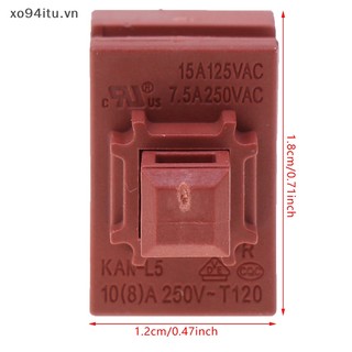 XOITU 1Pc KAN-L5 2Pin Chìa Khóa Tự Khóa Máy Hút Bụi 7.5A 250VAC Nút Khóa Nguồn Phím VN