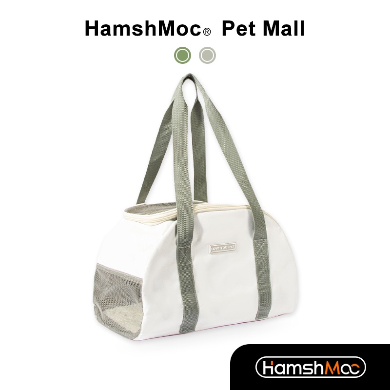 HamshMoc Túi du lịch cho mèo có thể giặt được Thoải mái thoáng khí Túi xách thú cưng Carrier Túi đeo vai mèo di động Hãng hàng không được phê duyệt để đi du lịch