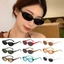 Kính râm hình bầu dục nhỏ RTJIFSS, Kính râm hình bầu dục Y2K phong cách cổ điển, Sắc thái bảo vệ UV400 cổ điển dành cho nữ và nam giới