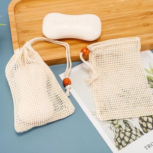 Giá rẻ và chất lượng tốt túi đựng xà phòng tạo bọt 100% cotton GIOVA