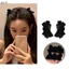 Vuốt Tóc Nơ Lớn Kẹp Vuốt Kẹp Tóc Nơ Chắc Chắn Kẹp Tóc Barrettes Cho Đuôi Ngựa Nữ Phụ Kiện Tóc Boutique