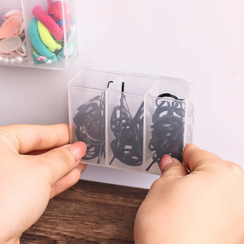 Giá Treo Tường Nhỏ 3 Ngăn Đựng Trang Sức / Hộp Đựng Trang Sức / Son Môi / Đồ Dùng Nhà Ở