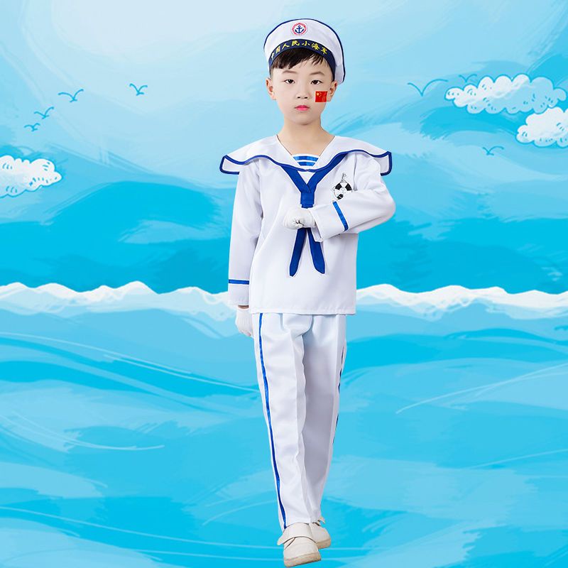 💕Chỗ💕 Quần Áo Trẻ Em Trang Phục Quần Áo Cho Bé Gái 3 Đến 14 Tuổi Thủy Thủ Hải Quân Trang Phục Mới Lạ