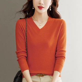 Áo sweater Dệt Kim Cổ Chữ v Dáng Rộng Phong Cách Hàn Quốc Thời Trang Thu Đông 2023 Mới