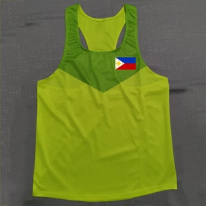 Áo vest chạy bộ theo dõi và trường nam thoáng khí Áo vest khô nhanh Áo thun thể thao chạy bộ