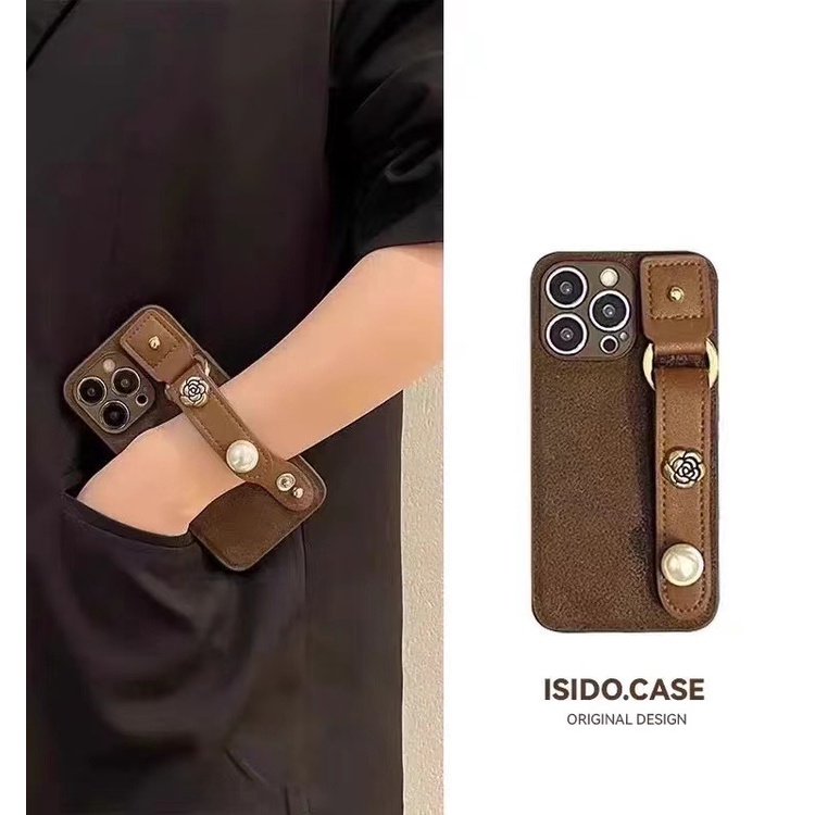 Dành cho iPhone 16 15 PRO MAX 14 13 12 11 PRO MAX 14 15 16 PLUS Thiết kế quy trình độc đáo sang trọng Vỏ thời trang Phong cách tối giản Vỏ điện thoại dây đeo cổ tay