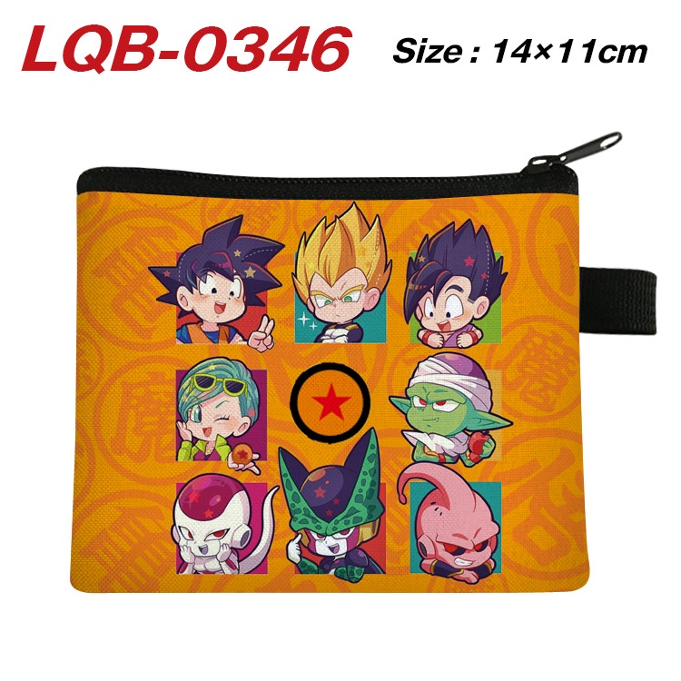YT2 Dragon Ball Trẻ Em Zero Ví Hoạt Hình Túi Đựng Thẻ Di Động Móc Khóa Túi Bảo Quản Thẻ Tiền Xu Túi Xách Dễ Thương