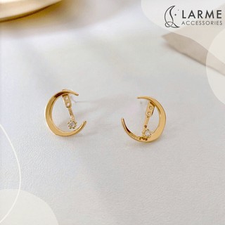 Khuyên tai nữ bông tai phong cách Hàn quốc nhẹ nhàng thanh lịch Larme accessories -KT0260