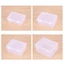 ITRUMPET 1 Cái Hộp Lật, Hộp Bảo Quản Di Động Dày, Hình Chữ Nhật Trong Suốt Nhỏ Vừa Nhựa Cho Thuốc Trang Sức Bông Tai Mỹ Phẩm