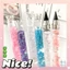 DELMER Wind Flow Sand Pen, Nibs thay thế Không có mực Bút chì viết không giới hạn, Công cụ vẽ tranh Công nghệ màu đen đầy màu sắc Bút vĩnh cửu Đồ dùng vẽ tranh