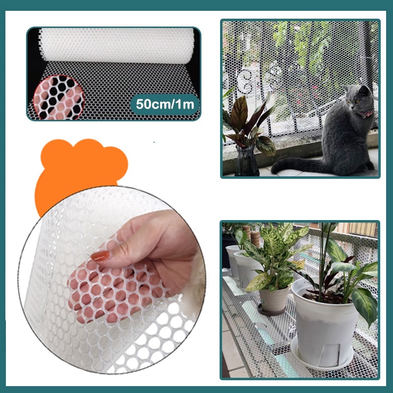 Lưới Nhựa，Lưới nhựa ban công，Lưới Sàn, Lưới Mủ chăn nuôi HC màu Đen，Đen trắng, kích cỡ khác nhau