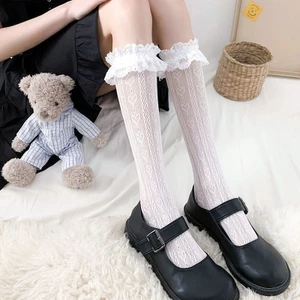 Mới Vớ Dài Phối Ren Phong Cách lolita Cho Nữ