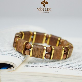 Lách Tay Trầm Tự Nhiên ĐH 10K - Mùi Thơm Dịu Ngọt - Trầm Hương Yên Lộc - Tặng kèm hộp VIP