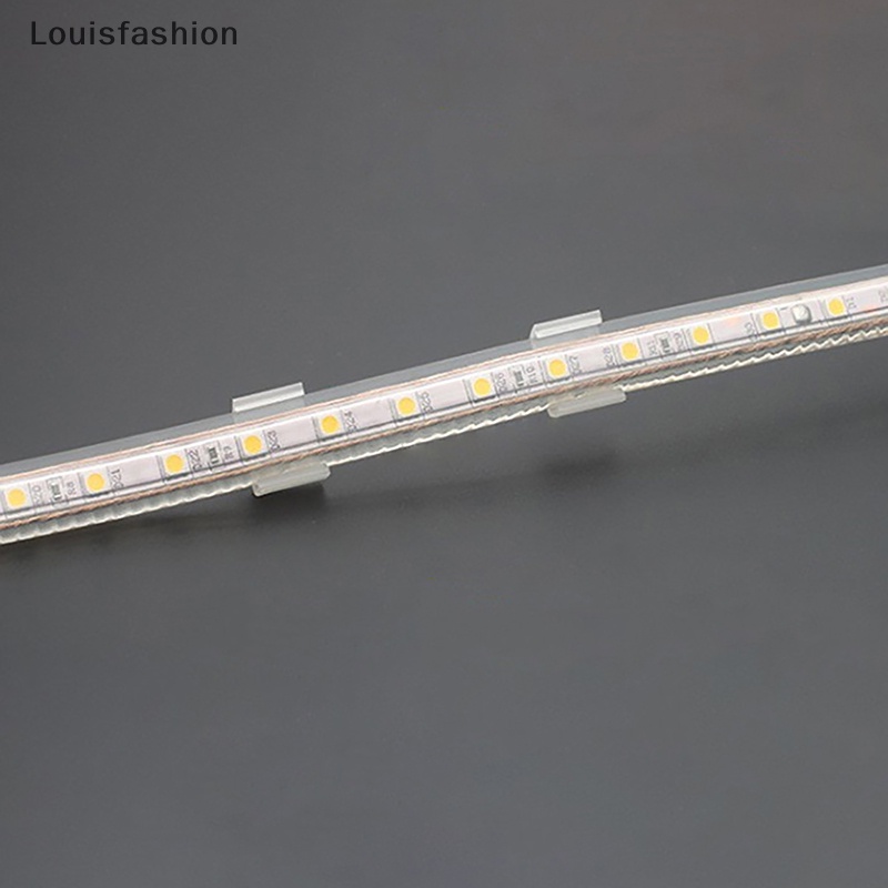 Set 20 Kẹp Nhựa Cố Định Dải Đèn led 10 / 12 / 14 / 17 / 20mm 2835 neon 220v