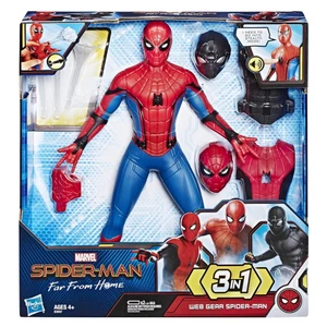 Spider man far from home deluxe 13-inch-scale Mô Hình Hành Động Bánh Răng Hành Động Với Âm Thanh fx, suit Nâng Cấp Và Phụ Kiện Nổ web