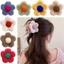 Vuốt Tóc Hoa BORAGETE, Kẹp Tóc Sang Trọng Kẹp Cá Mập, Kẹp Tóc Phụ Kiện Tóc Thanh Lịch Mũ Hairgrips Cô Gái Nữ