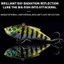 MỚIIDEA VIB Mồi chìm, Mồi câu cá Mini xoay rung, Hot 9179 Wobblers Crankbaits Treble Hook Mồi câu cá