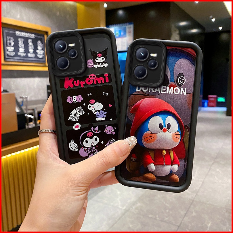 ốp lưng Realme C35 Ốp Điện Thoại tpu Màu Đen Cá Tính Cho Realme C35 4G TY