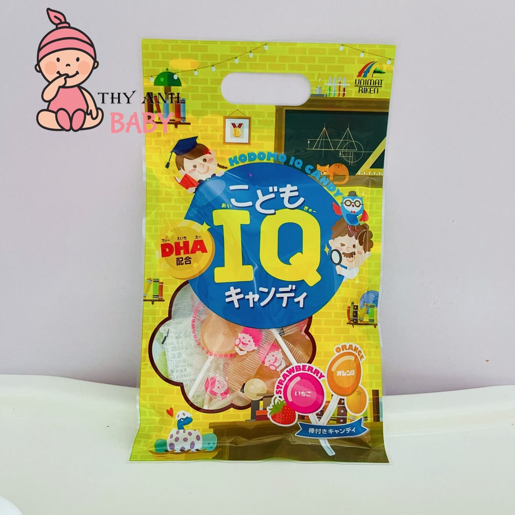 Kẹo Mút Kodomo - Kẹo Mút Cho Bé TiBong Store IQ/CA Ngọt Thanh Hương Trái Cây Bổ Sung Chất DHA Nhật Bản