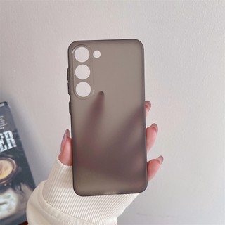 Ốp điện thoại Pp mềm siêu phẳng cho Samsung Galaxy S24 S23 S22 Ultra S21 S22 S23 S24 Plus Note 20 Vỏ trong suốt siêu mờ K01