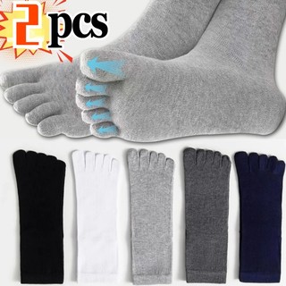 Sfse - Vớ Cotton Năm Ngón Thấm Hút Mồ Hôi Thoáng Khí - Dành Cho Nam Và Nữ - Thể Thao Chạy Bộ - Ống Trung Bình
