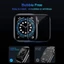 1-3 Chiếc 500D Full Cover HD Trong Suốt Cong Cạnh Đen Kính Cường Lực Phim Cho Kieslect K11 K10 KS KR 2 Pro Mini Chống Cháy Nổ Đồng Hồ Thông Minh Bảo Vệ Màn Hình Phim