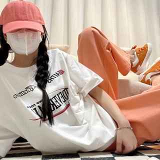 Áo Thun Cotton Tay Ngắn Cổ Tròn Phong Cách Hàn Quốc Mùa Hè Cho Nữ