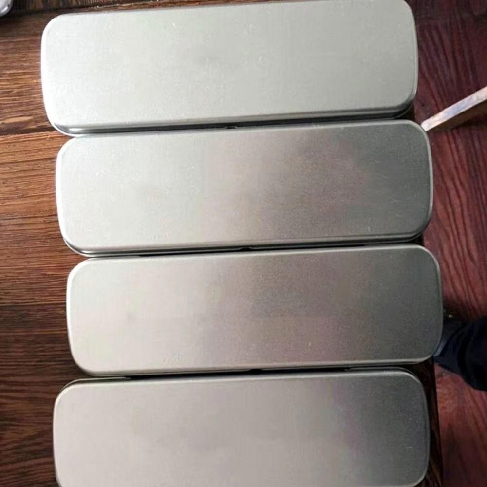 HAPPYNOOK 1 Cái Hộp Thiếc, Bút Máy Hình Chữ Nhật Hộp Bút Kim Loại, Bút Chì Đa Năng